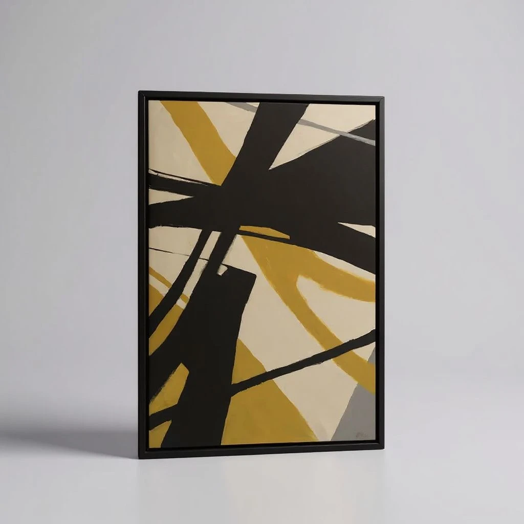 Black and ochre twist