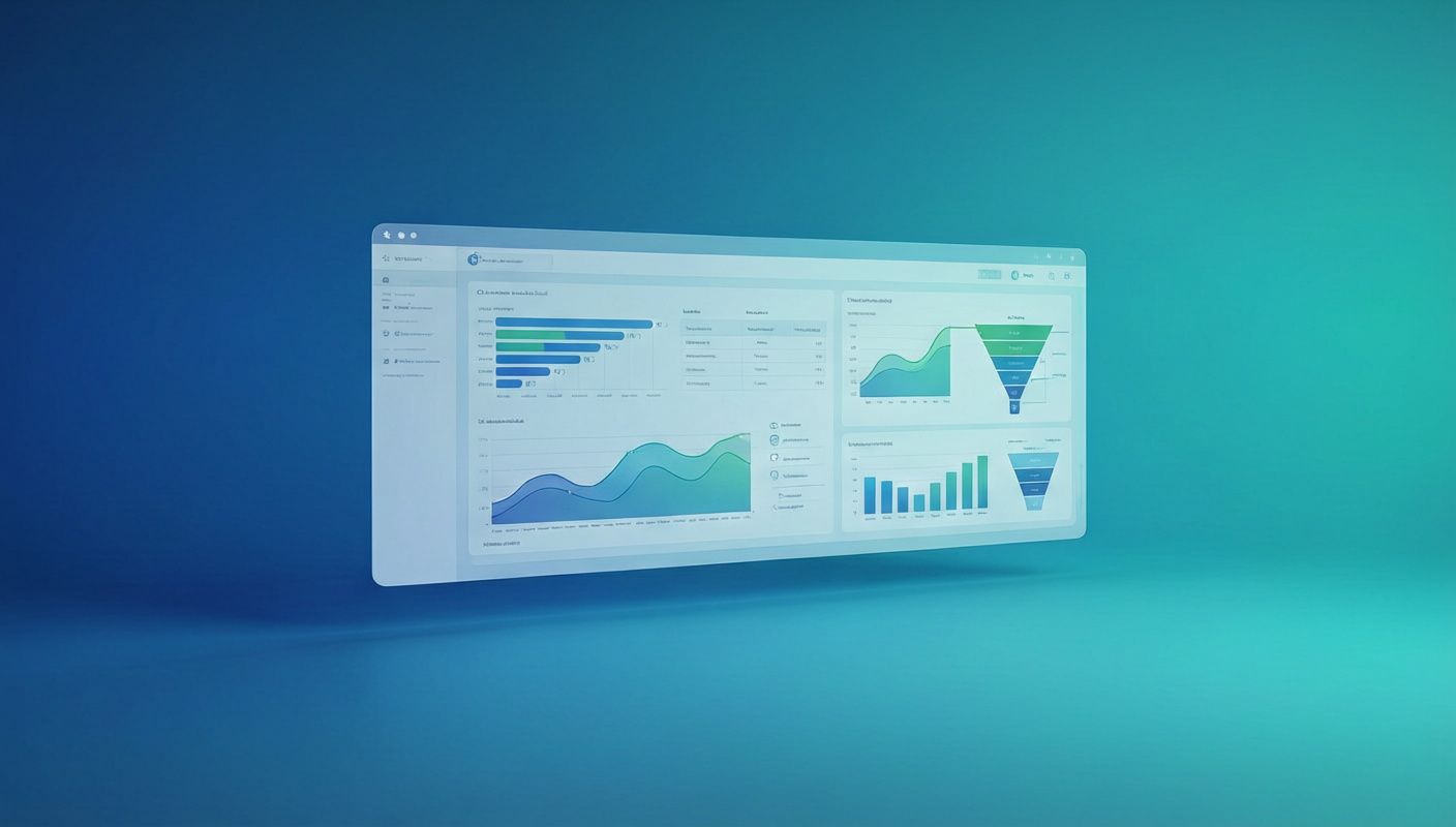 Схема воронки конверсии SaaS, показывающая этапы от подписчика до платного клиента с ключевыми метриками на каждом шаге
